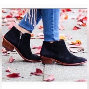 Circus by Sam Edelman Black Suede Ankle Boots
